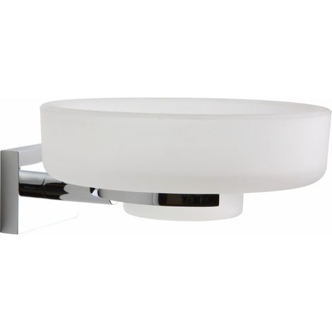 Smart - porta sapone satinato con base cromata (1/3)
