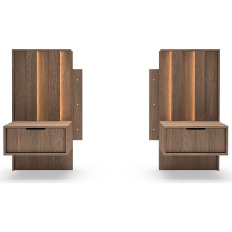 COMODINO, rovere Dunin, 50,4+50,4 x 102 x 39,6 cm