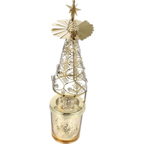 de Noël pour Bougeoirs Bougeoir Forme de Sapin Porte Bougie (1/5)