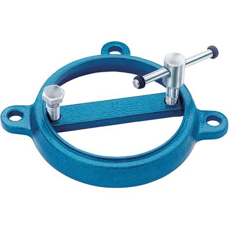 Plateau tournant bleu – pour étau MAGNAT – rotation 360° – MOB (1/3)
