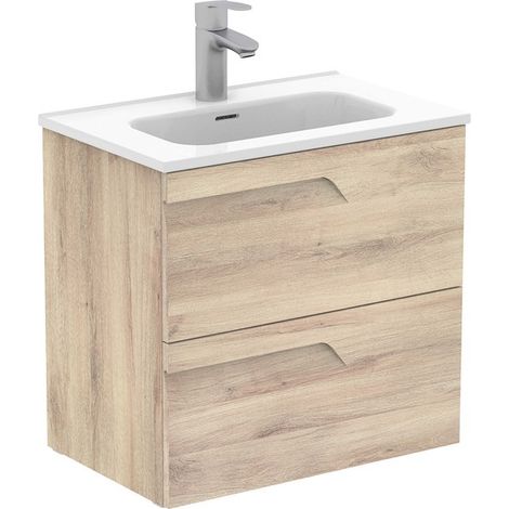 Caisson Ancomalin 2 tiroirs - Anconetti - Beige nature - 60cm