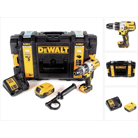 DeWalt DCD 996 P1 Akku Schlagbohrschrauber 18V 95Nm Brushless + 1x Akku 5,0Ah + Ladegerät + Toughbox