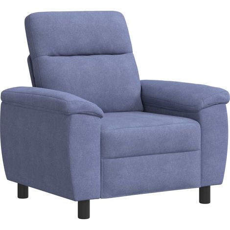 Canapé Bleu denim 95 x 90 x 95 cm Tissu vidaXL (1/5)