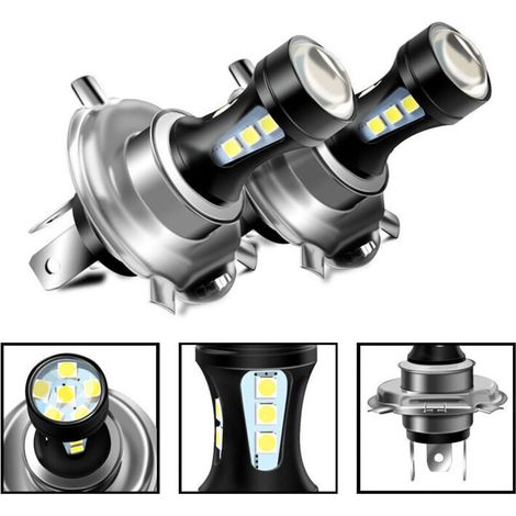 Ampoules LED H7 Feux Anti Brouillard DC 12V 950lm Blanc Pur 6000K Remplacement Halogène Feux De Jour Lot De 2 (1/4)