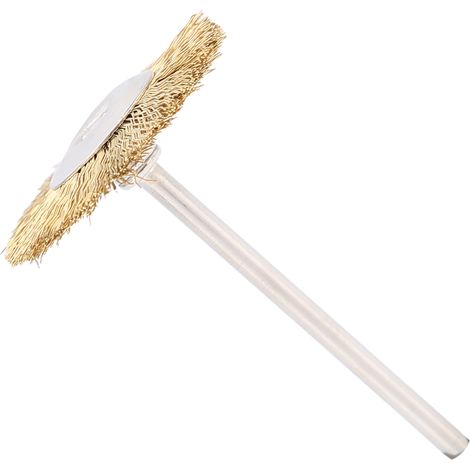 Brosse de nettoyage pour embout de ponceuse à ongles en forme de T, brosse de nettoyage pour tête de meulage en fil de laiton, outil de manucure (1/5)