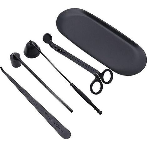 Coupe-mèche, kit d'accessoires 5 en 1 pour bougies parfumées, cadeau idéal pour les amateurs de bougies parfumées. (1/5)