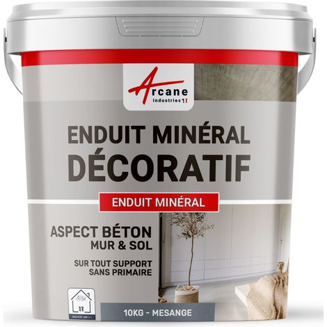 Enduit décoratif, mural et sol, rénovation, chambre, cuisine, salle de bain - 10 kg Mésange - ARCANE INDUSTRIES