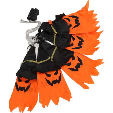 Guirlande lumineuse chapeau de sorcière, décorations Halloween faciles à suspendre, éclairage extérieur pour jardin, terrasse, arbre, fête et festival. (1/5)