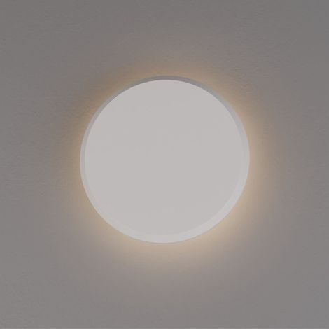 Gips-Wandleuchte ‚Lune‘ - 2,5W - Warmes Licht