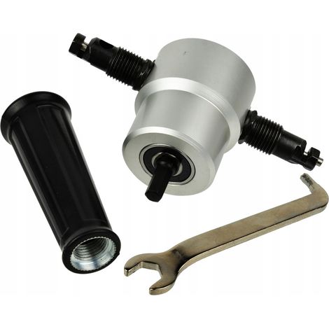 Accesorio de corte de chapa metálica GEKO G81231, cizallas de 360° para taladro