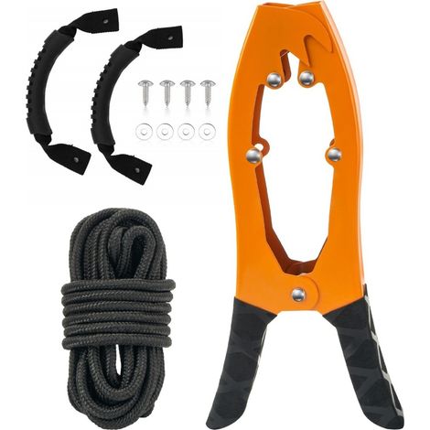 Poignée d'ancrage, pince à brosse pour kayak avec paracorde de 5 m pour flotteur d'ancrage, canoë, bateau pour la pêche, le camping et les accessoires de kayak (1/4)