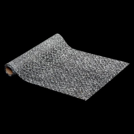 Paris Prix - Chemin De Table Sequins colorama 28x300cm Argent