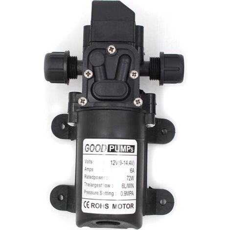 TONCHEAN 12V 6A 72W 6L Rippenmembran-Hochdruckpumpe (1/4)
