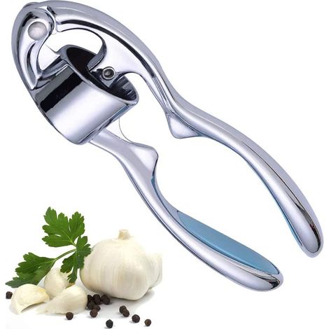 Knoblauchpresse – Knoblauchpresse aus Zinklegierung und Edelstahl, P (1/5)