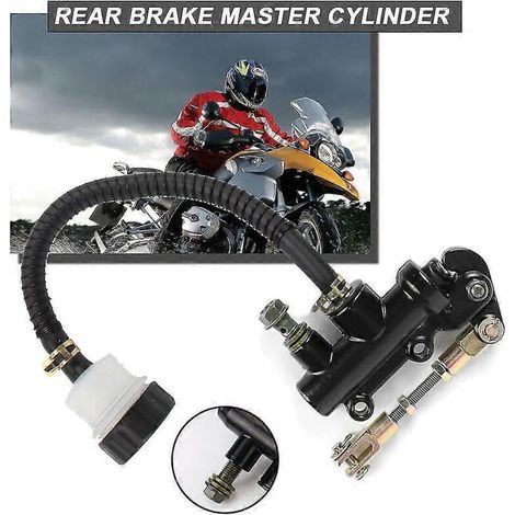Pompe à cylindre d'huile, pompe de frein arrière pour moto, maître-cylindre de frein arrière à pied, accessoires moto --- (1/5)