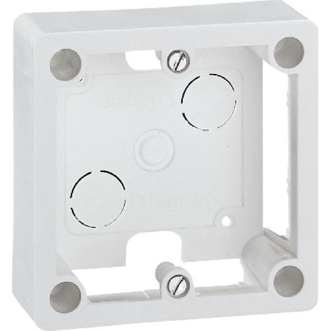 055439 - Cadre Saillie 1 Poste - Pour Socle Legrand - 82x82x40mm