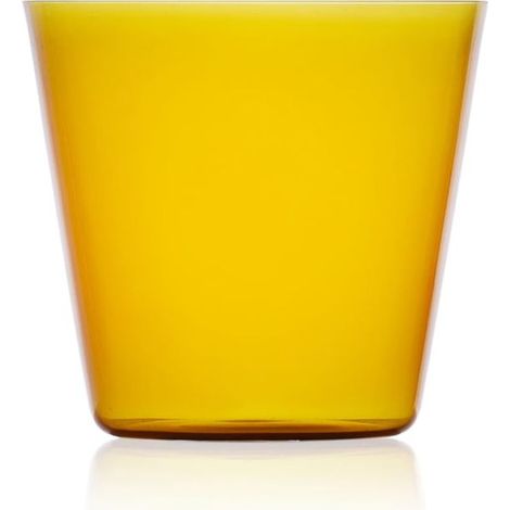 Tumbler, Ambre, Collection High Rise, 24 cl, verre borosilicate, fait main (1/2)