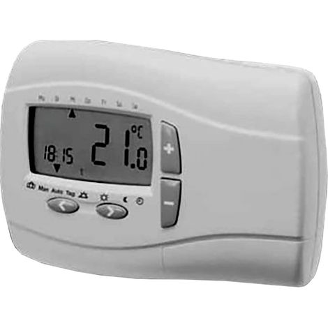 Buderus Logafloor Funk-Uhrenraumthermostat FRTU mit digitaler Anzeige