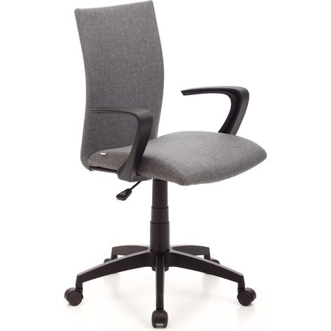 Poltrona per ufficio Operativa Struttura in nylon MIlano GRIGIA 59x45xH100 (1/4)