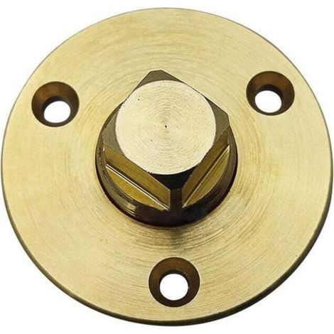 Gartenarmatur-Wandleuchte aus rohem Messing, Innengewinde 21 mm (1/5)