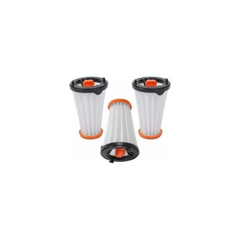 XVX Lot de 3 filtres de rechange pour aspirateurs AEG/Electrolux Rapido et Ergorapido. Remplace AEG AEF 144 / Electrolux EF144. (1/2)