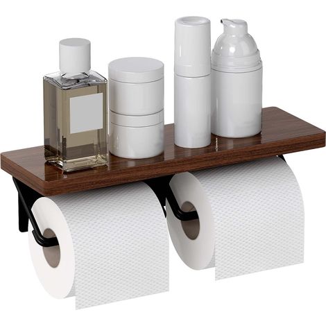 Porte Papier Toilette Mural, Porte Papier Toilette Mural Bois (1/5)