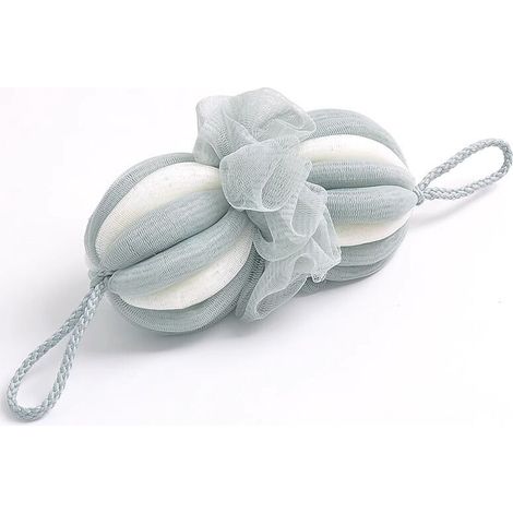 Éponge de bain extensible verte (1 pièce), serviette de bain d'été, durable et mousse bien. (1/5)