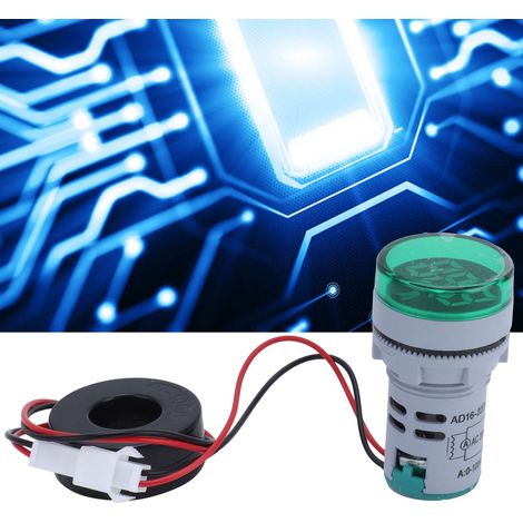 Voyant lumineux universel de signalisation de courant AD16-22DSA 220 V CA vert (1/5)