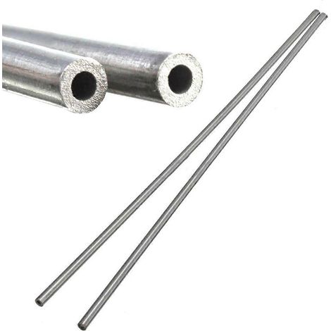 tubes capillaires en acier inoxydable argenté 304, 250 mm de diamètre extérieur 4 mm, diamètre intérieur 3 mm. (1/4)