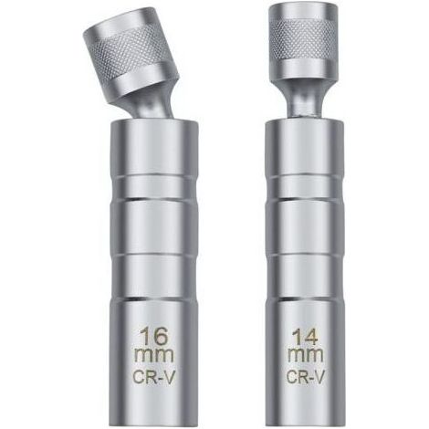 Clé à bougie magnétique universelle 14/16 mm, outil de démontage de douille pour bougie d'allumage automobile (1/5)