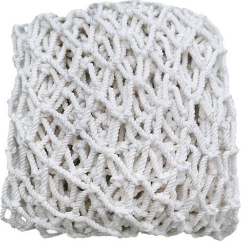 Filet de protection, blanc, 2 m x 6 m (mailles de 5 cm) Filet de protection en polyester Filet de protection pour camion Filet pour escalier et balcon (1/5)