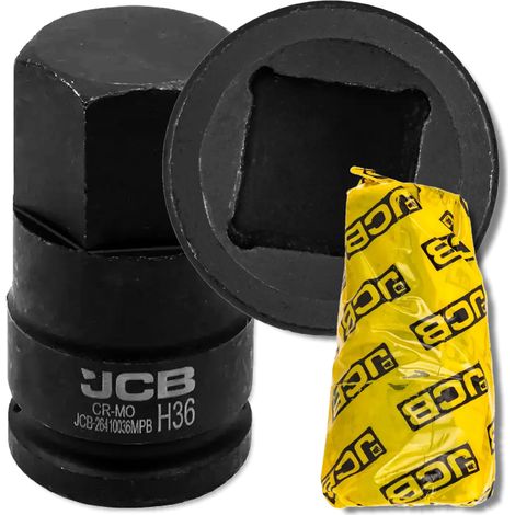 JCB Impact Bit Steckschlüssel 3/4" 36mm 6-Kant Cr-Mo Steckschlüssel (1/5)