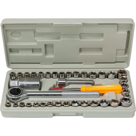 Jeu de clés à cliquet prise de réparation automatique jeu d'outils matériels prise d'outils (1/2)