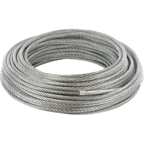 Câble en acier galvanisé 5mm 30m UNIVERSEL WR05030L (1/2)