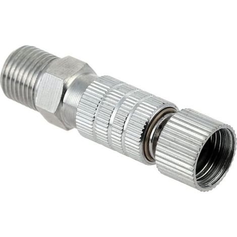 Adaptador de liberación rápida para aerógrafo, acoplador de desconexión rápida, adaptador de conexión, conexión para aerógrafo BSP de 1/8 de pulgada (1/5)