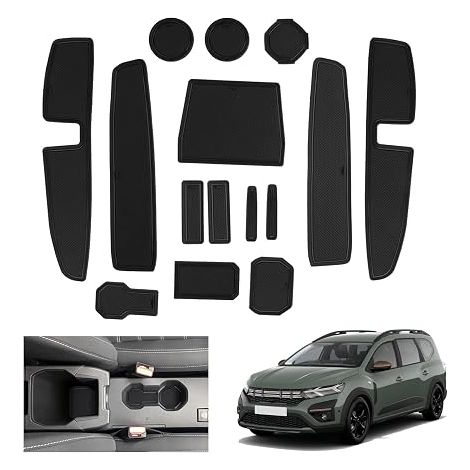 2025 2026-2022 Non-Slip Mat, Hybrid/Extreme 2025 Rubber Mat for Center Console Door Stitching, Accessories (Black) (1/5)