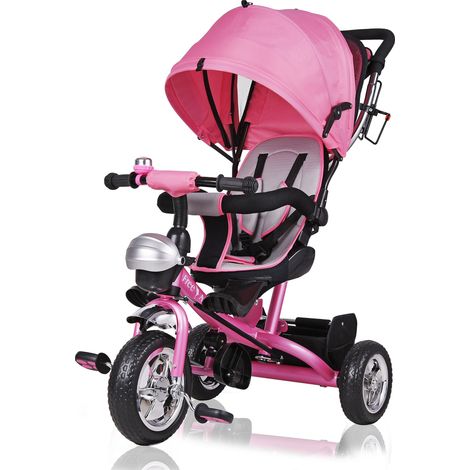 Spielwerk Triciclo per Bambini Passeggino con Maniglione Biciletta Bimbi Pink2020 (de)