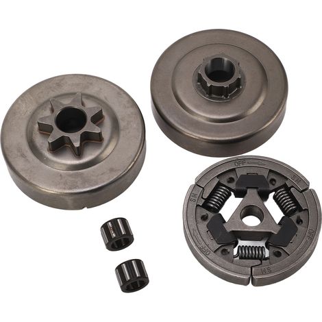 Embrayage 3/8 po, kit tambour d'embrayage avec roulement et couvercle 11280071000, remplacement pour Stihl MS361 044 046 MS440 MS460 MS461