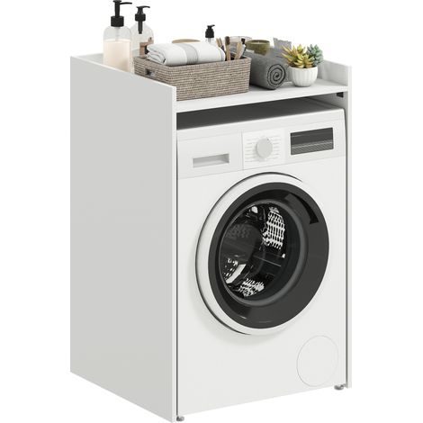 Beyamis Einbauschrank mit offenem Fach, ideal für kleine Badezimmer, 64 x 60 x 97,5 cm, weiß
