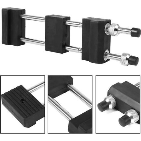 Support de Pierre à aiguiser Professionnel, Base de Pierre d'affûtage à Levier antidérapant, Aiguisage en Fer forgé et Silicone chromés (1/5)