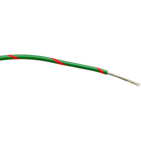 Fils de câblage RS PRO, 0.5mm², Vert/Rouge, 100m, 1 000 V c.a. ( Prix pour Bobine de 100 Mètres )