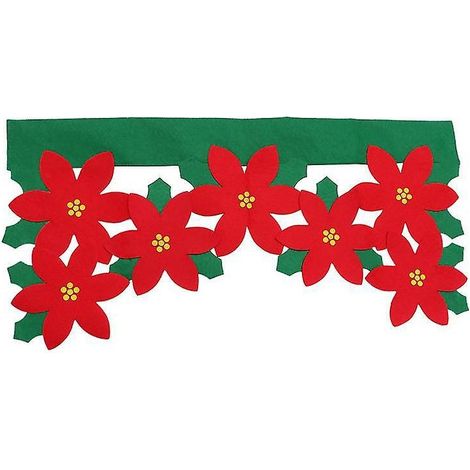 1 rideau à fleurs rouges (1/3)