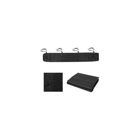 Sac de Protection pour Store Banne, 3,5m Housse de Protection Anti-poussière pour auvent de terrasse Housse de Rangement pour auvent de terrasse, Protection imperméable en Hiver Noir