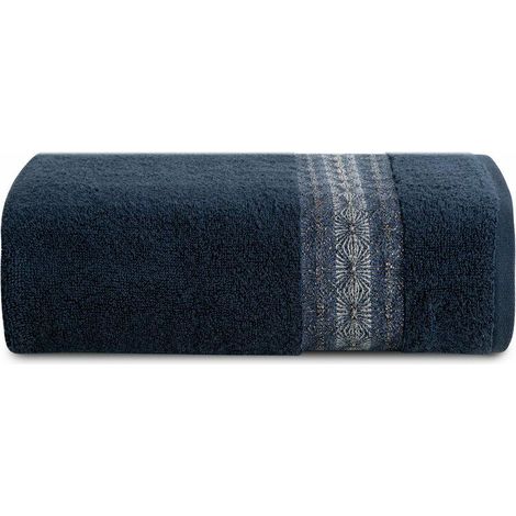 Handtuch 70x140 Malika marineblau Frottee 500g/m2