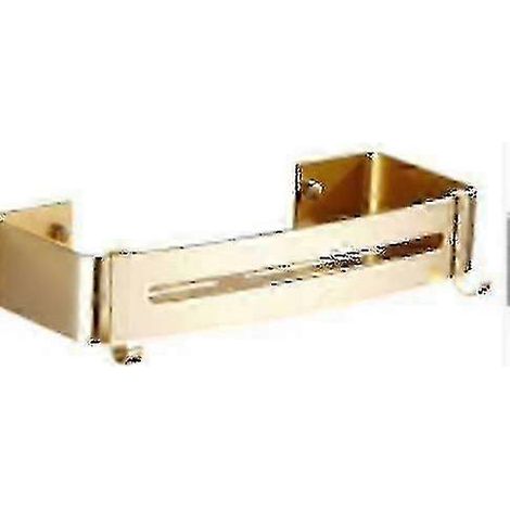 Ensemble d'accessoires de salle de bain, étagère de douche d'angle à un niveau, étagère de douche pour shampoing, étagère de rangement de cuisine, perçage. (1/2)