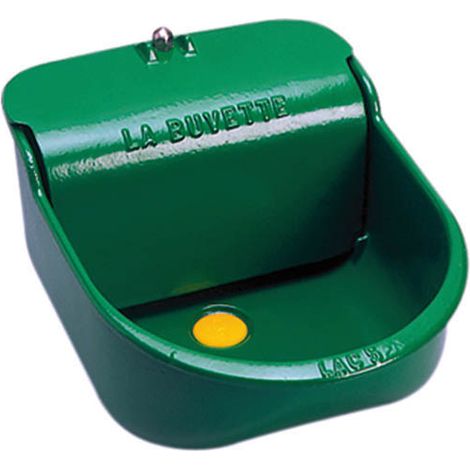 Abreuvoir fonte Polycoat 5L – Niveau constant avec vidange – Robinetterie à flotteur grand débit – Raccordement tube horizontal 20x27mm – La Buvette