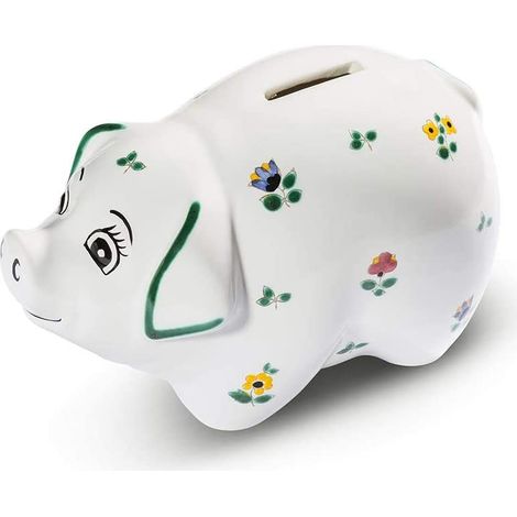 Gmundner Keramik Streublumen, Sparschwein Lilly