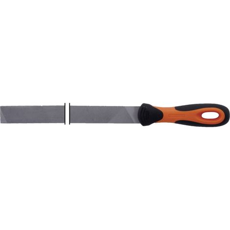 Bahco – Lime d'affûtage combiné pour métal 41530812 – Double denture 1+2 – Dimensions 200x25x4mm – Pour coupes grossières et finitions nettes