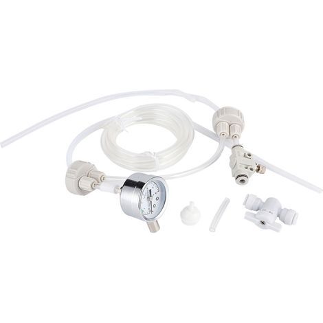 1 ensemble blanc bricolage Aquarium planté réservoir CO2 système Pro Tube Valve jauge bouteille bouchon Kit (1/5)