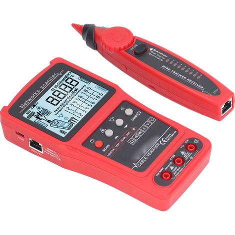 Netzwerkkabeltester mit LCD-Display, digitalem Kabelsuchgerät für Ethernet-Kabel und Multimeter-Werkzeugset (1/5)